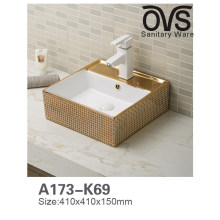 Golden Edge Cabinet Basin Wash Basin Bathroom Vanity